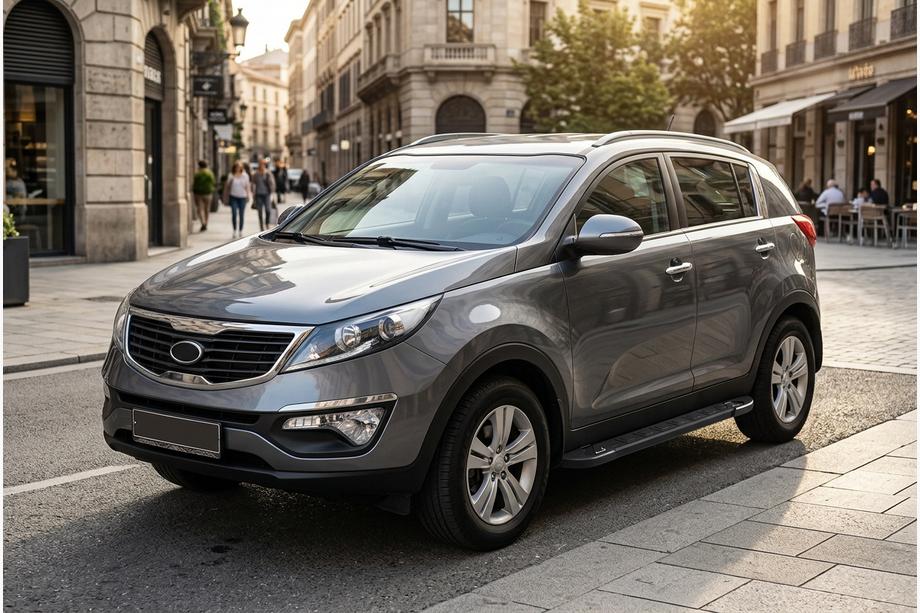 Kia Sportage 2010–2015 Boční nášlapy RedLine Black (2 ks, hliník) Image