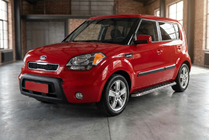 Kia Soul I 2008–2013 Boční prahy Maydos V1 (2 ks, hliník ↗ nerez) fotografie 1