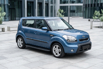 Kia Soul I 2008–2013 Boční prahy Bosphorus Black (2 ks, hliník) fotografie 1