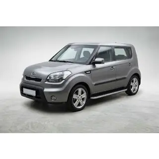 Boční prahy Tayga Grey (2 ks, hliník) Kia Soul I 2008–2013 fotografie 1