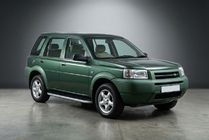 Land Rover Freelander I 1997–2006 Boční prahy Tayga Grey (2 ks, hliník) fotografie 1