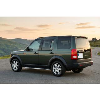 Boční prahy Maydos V1 (2 ks, hliník ↗ nerez) Land Rover Discovery III 2004–2009 fotografie 1