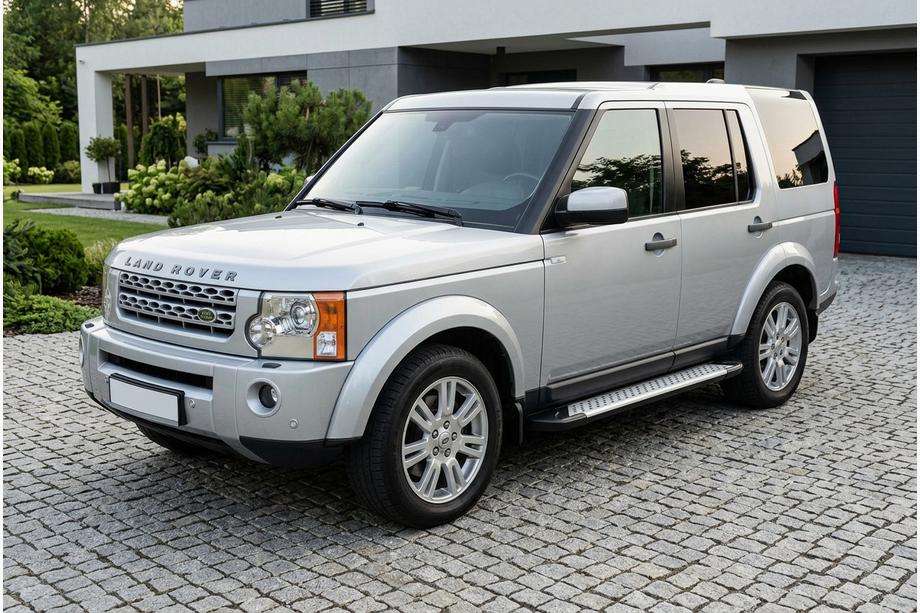 Land Rover Discovery III 2004–2009 Boční nášlapy Allmond Grey (2 ks, hliník) Image