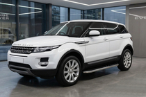 Range Rover Evoque 2012–2018 Boční prahy Maydos V1 (2 ks, hliník ↗ nerez) fotografie 1