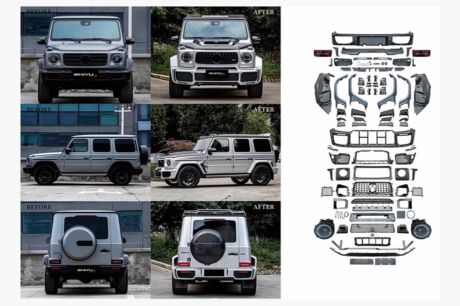 Mercedes G-Class W463 2018–2024 Restylingová sada pro W465 2025 BRB Image