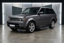 Range Rover Sport 2005–2013 Boční prahy Allmond Black (2 ks, hliník) fotografie 1