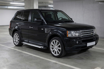 Range Rover Sport 2005–2013 Boční nášlapy Line (2 ks, hliník) fotografie 1