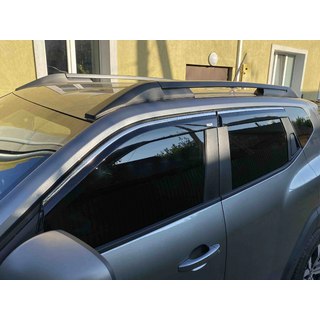 Okenní deflektory s chromovanou lištou Niken Luxury (4 ks) fotografie 1