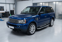 Range Rover Sport 2005–2013 Boční prahy Maydos V1 (2 ks, hliník ↗ nerez) fotografie 1