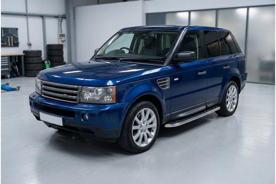 Range Rover Sport 2005–2013 Boční prahy Maydos V1 (2 ks, hliník ↗ nerez) Image
