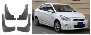 Hyundai Accent 2011–2017 Lapače nečistot Premium V2 (4 ks) fotografie 2