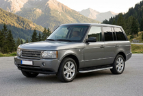 Range Rover III L322 2002–2012 Boční prahy Tayga Grey (2 ks, hliník) fotografie 1