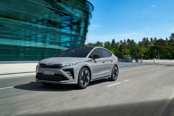 Test Skoda Enyaq Coupe RS 2025: sportovní elektrické kupé po faceliftu