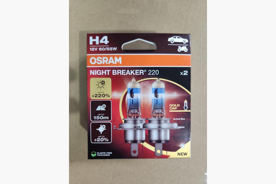 Halogenová žárovka do světlometu Osram H4 60/55W Night Breaker Laser +220 % Image