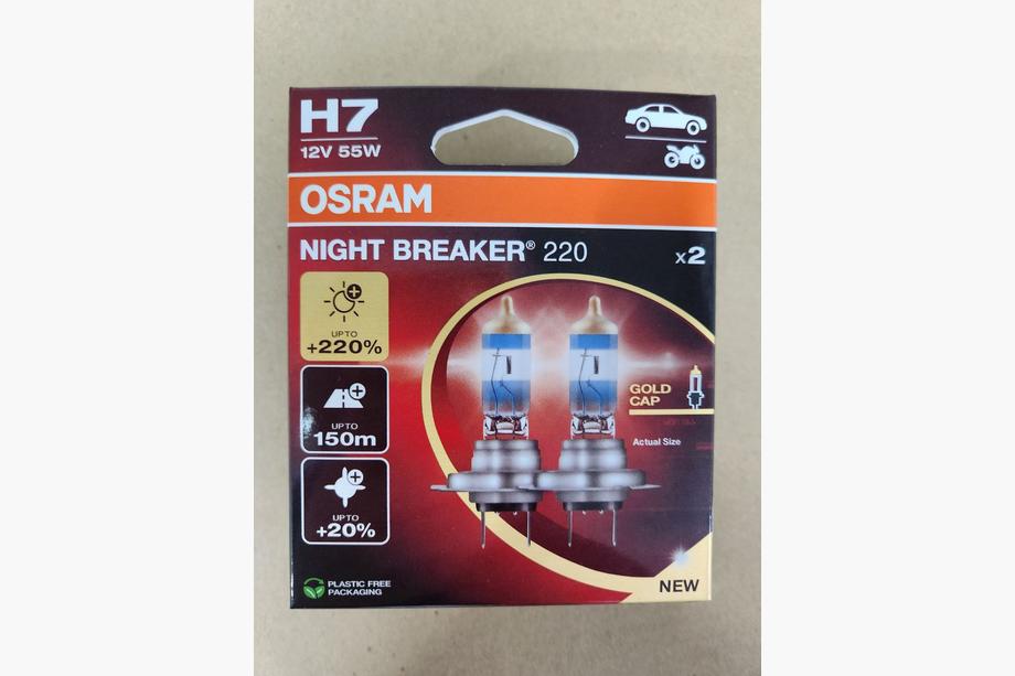Halogenová žárovka do světlometu OSRAM H7 60/55W Night Breaker Laser +220 % Image