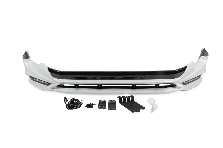 Toyota Land Cruiser Prado 150 2009–2023 Nástavec předního nárazníku TRD (2017-) Bílá barva Fotografie 6