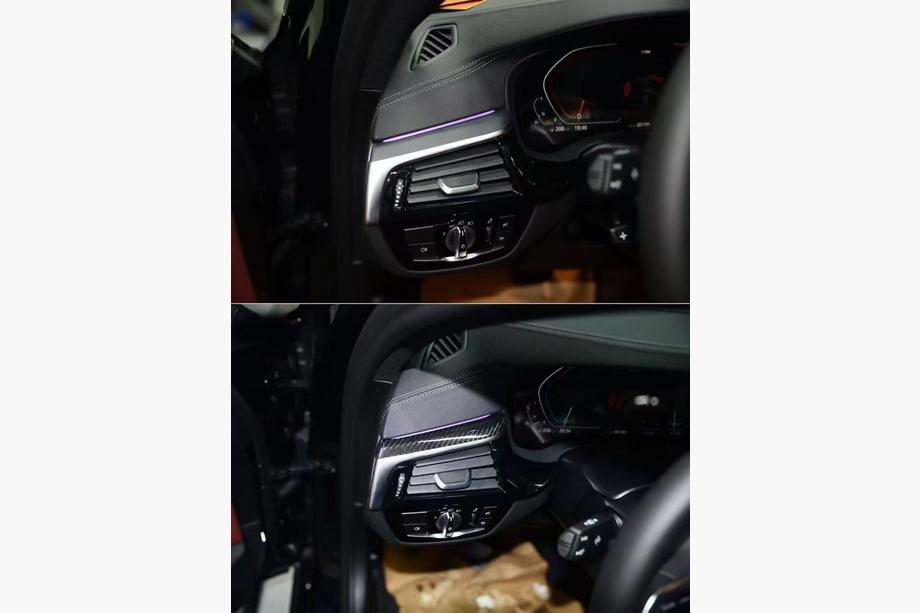 BMW řada 5 G30/G31 2017–2023 Sada karbonových vložek do interiéru Fotografie 4