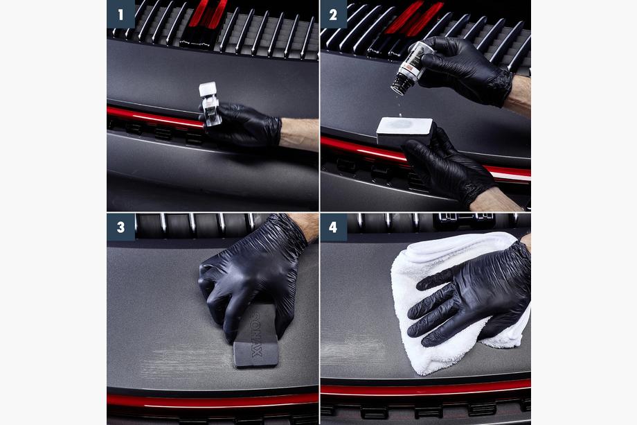 Keramická ochranná povrchová úprava laku karoserie 235 ml SONAX PROFILINE Ceramic Coating CC Evo Fotografie 10