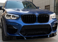 BMW X3 G01 2018– Přední 3D lip nástavec (pro F97 2018-2022, černý lesk) fotografie 1
