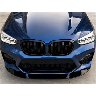 Přední 3D lip nástavec (pro F97 2018-2022, černý lesk) BMW X3 G01 2018– fotografie 2
