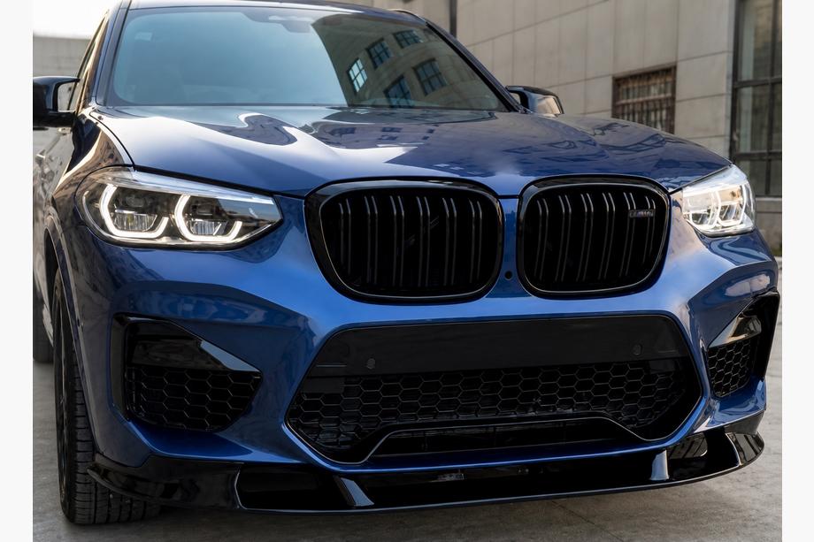 BMW X3 G01 2018– Přední 3D lip nástavec (pro F97 2018-2022, černý lesk) Image