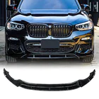 BMW X3 G01 2018– Přední lip spoiler 3D (pro M-Sport 2018-2022, lesklá černá) fotografie 8
