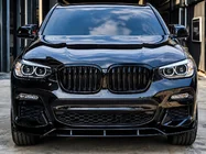 BMW X3 G01 2018– Přední lip spoiler 3D (pro M-Sport 2018-2022, lesklá černá) fotografie 1