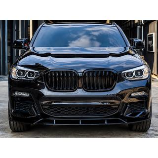Přední lip spoiler 3D (pro M-Sport 2018-2022, lesklá černá) BMW X3 G01 2018– fotografie 1