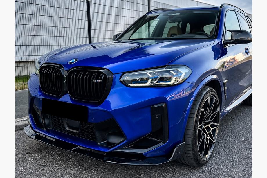 BMW X4 G02 2018– Přední lip nástavec (pro F98 2022-2024, černý lesk) Image