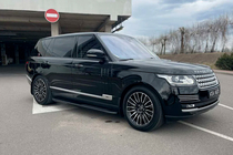 Range Rover IV L405 2013–2021 Boční prahy Bosphorus Black (2 ks, hliník) fotografie 2