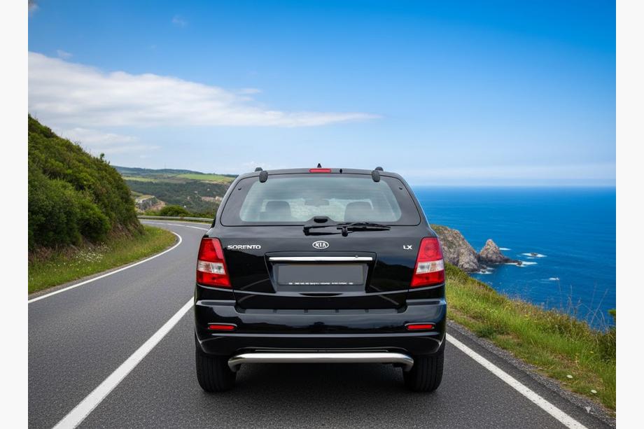 Kia Sorento I BL 2002–2009 Zadní ochranný rám AK012 (nerez) Image