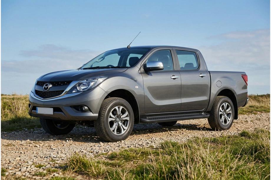 Mazda BT-50 2012– Boční prahy Allmond Black (2 ks, hliník) Image
