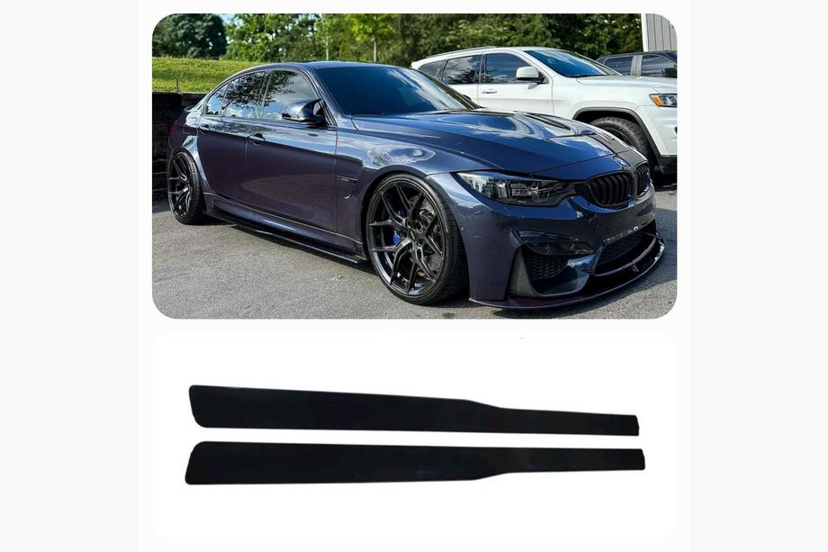 BMW řada 4 F32/F33/F36 2012–2020 Nástavce prahů PSM-Style (pro prahy M4, ABS) Fotografie 1