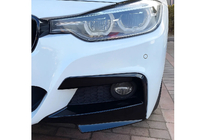 BMW řada 3 F30/F31 2012–2019 Rohové kryty předního nárazníku JIE Flap (pro M-Sport, ABS) fotografie 2