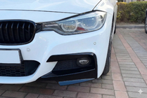 BMW řada 3 F30/F31 2012–2019 Rohové kryty předního nárazníku JIE Flap (pro M-Sport, ABS) fotografie 1