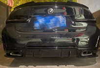 BMW řada 3 G20/G21 2018– Difuzor zadního nárazníku pro M-Sport 2023+ (ABS) fotografie 1