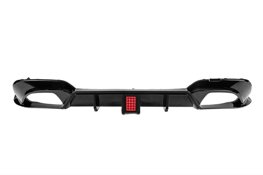 BMW řada 3 G20/G21 2018– Difuzor zadního nárazníku CS-Style LED (pro M-Sport 2018-2022, ABS) Image