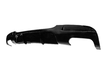 BMW řady 3 E90/E91 2005–2011 Difuzor zadního nárazníku pro oboustranný dvojitý výfuk (pro M-Sport, ABS) fotografie 2