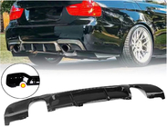 BMW řady 3 E90/E91 2005–2011 Difuzor zadního nárazníku pro výfuk s jednou koncovkou na každé straně (pro M-Sport, ABS) fotografie 1