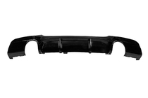 BMW řady 3 E90/E91 2005–2011 Difuzor zadního nárazníku pro výfuk s jednou koncovkou na každé straně (pro M-Sport, ABS) fotografie 5