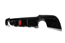 BMW řada 3 E92/E93 2006–2013 Difuzor zadního nárazníku pro dvojitý výfuk 1+1 s LED (pro M-Sport, ABS) fotografie 2
