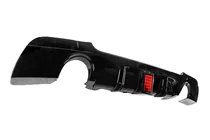 BMW řada 3 E92/E93 2006–2013 Difuzor zadního nárazníku pro dvojitý výfuk 1+1 s LED (pro M-Sport, ABS) fotografie 3