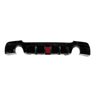 Difuzor zadního nárazníku pro dvojitý výfuk 1+1 s LED (pro M-Sport, ABS) fotografie 1
