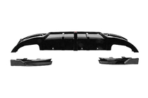 BMW řada 3 G20/G21 2018– Difuzor zadního nárazníku B-Style LED (pro M-Sport 2023+, ABS) fotografie 10