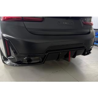 Difuzor zadního nárazníku B-Style LED (pro M-Sport 2023+, ABS)