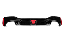 BMW řada 5 G30/G31 2017–2023 Difuzor zadního nárazníku CS-Style LED (pro M-Sport/M5 F90, ABS) fotografie 1