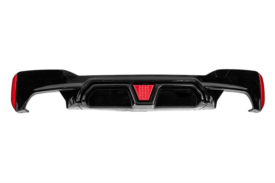 BMW řada 5 G30/G31 2017–2023 Difuzor zadního nárazníku CS-Style LED (pro M-Sport/M5 F90, ABS) Image