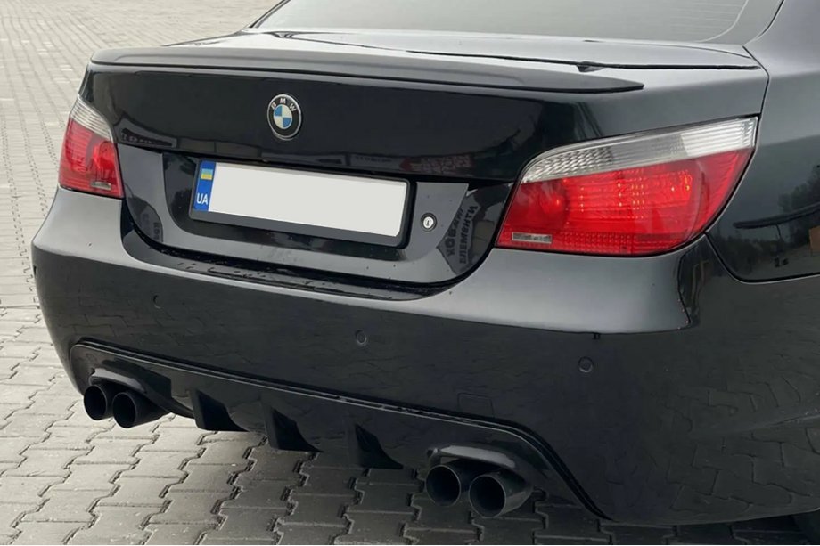 BMW řada 5 E60/E61 2003–2010 Difuzor zadního nárazníku (pro M-Sport, ABS) Image