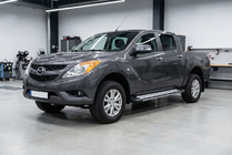 Mazda BT-50 2012– Boční nášlapy Rainbow (2 ks, hliník) fotografie 1