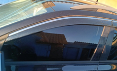 Skoda Octavia IV A8 2020– Okenní ofuky s chromovanou lištou Niken Luxury (SW, 4 ks) fotografie 4